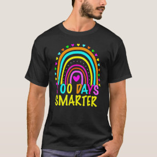 100. Schultag Lehrer 100 Tage intelligenter Regenb T-Shirt