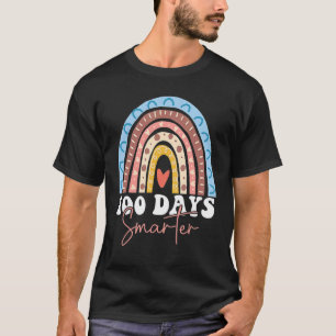 100. Schultag Lehrer 100 Tage intelligenter Regenb T-Shirt