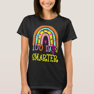 100. Schultag Lehrer 100 Tage intelligenter Regenb T-Shirt