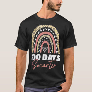 100. Schultag Lehrer 100 Tage intelligenter Regenb T-Shirt