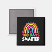100. Schultag Lehrer 100 Tage klüger Magnet (Vorderseite/Rückseite)