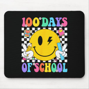 100. Schultag Lehrer Kinder Retro 100 Tage Schule Mousepad