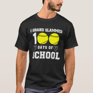 100. Schultag Lehrer Trainer Kinder Kind 100 T T-Shirt
