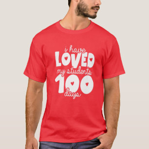 100. Schultag liebte meine Schüler 100 Tage Val T-Shirt