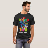 100. Schultag Ninja Lehrer 100 Tage T-Shirt (Vorne ganz)