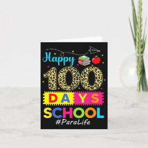 100. Schultag Para Leben 100 Tage klüger Karte