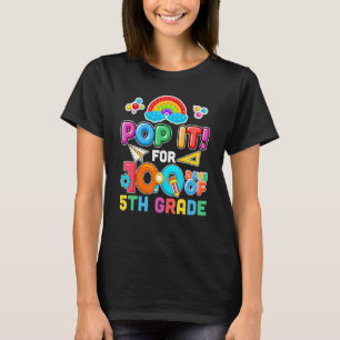 100. Schultag Pop It 100 Tage 5. Klasse F T-Shirt