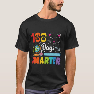 100. Schultag Schüler 100 Tage Liebe von Katzen T-Shirt