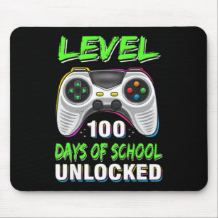 100. Schultag Shirt Kinder Videospiele Junge Gif Mousepad