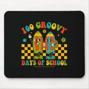 100. Schultag Shirts Lehrer Schüler Groov Mousepad