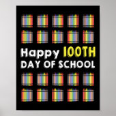 100. Schultag Spaß 100 Tage Poster (Vorne)