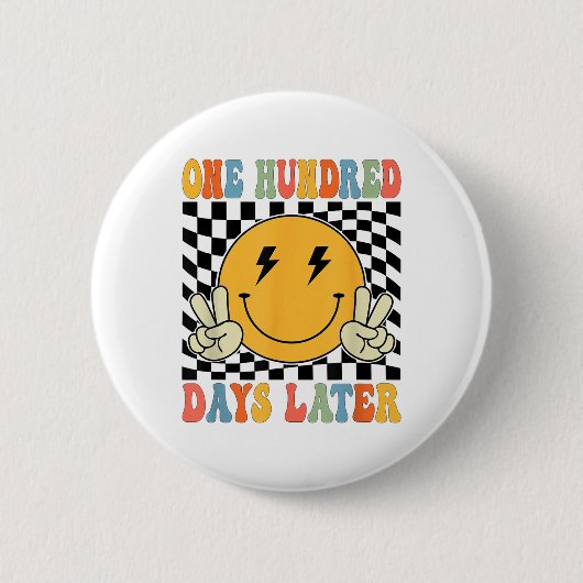 100. Schultag Späterer Kind Button (Vorderseite)