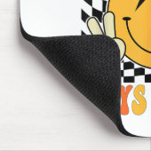100. Schultag Späterer Kind Mousepad (Ecke)