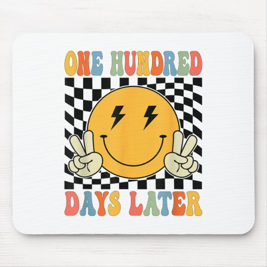 100. Schultag Späterer Kind Mousepad (Vorne)