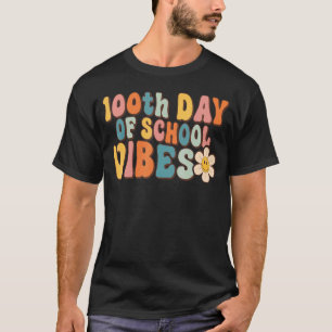 100. Schultag Stimmung Lehrer Glücklich 100 Tage K T-Shirt