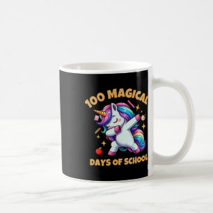 100. Schultag Unicorn 100 Magische Tage Lehre Kaffeetasse