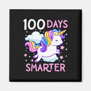 100. Schultag Unicorn 100 Tage Smarter Kinde Magnet