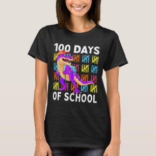 100 Schultage 100. Dino T-Shirt