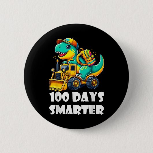 100 Schultage 100. Kindergartentag Button (Vorderseite)