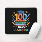 100 Schultage 100 Lerntage Lehrer Mousepad (Mit Mouse)