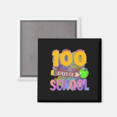 100 Schultage 100 Schultage Magnet (Vorderseite/Rückseite)