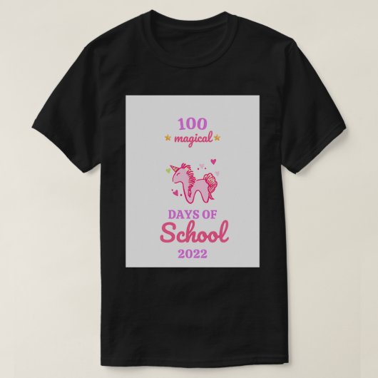 100 Schultage 2022 Classic TShirt (Design vorne)