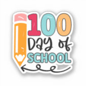 100 Schultage 49 Aufkleber (Vorderseite)