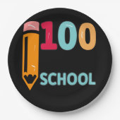 100 Schultage 49 Pappteller (Vorderseite)