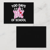 100 Schultage Alphabet 100. Tageslehrer Mitteilungskarte (Vorne/Hinten)