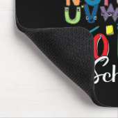 100 Schultage Alphabet Lore Abc's School Cost Mousepad (Ecke)