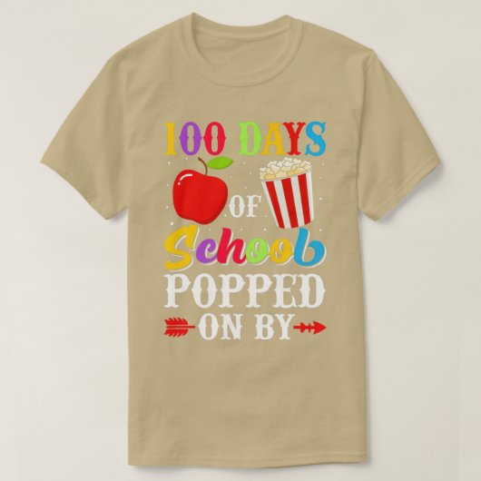 100 Schultage am 100. Schultag T-Shirt (Design vorne)