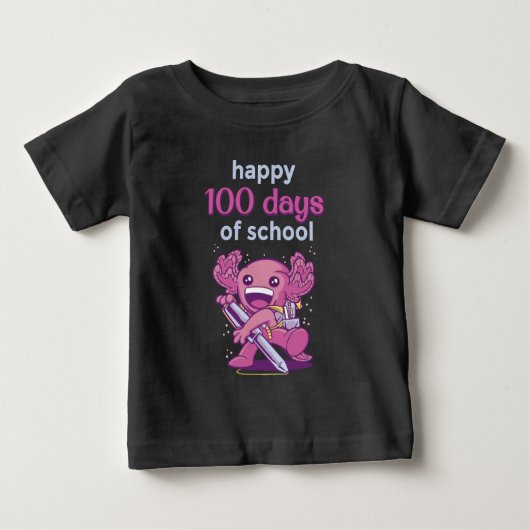 100 Schultage Baby T-shirt (Vorderseite)