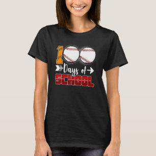 100 Schultage Baseball 100 Tage klüger 100 t T-Shirt