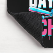 100 Schultage Baseball Bat Tropfen 100. Mousepad (Ecke)