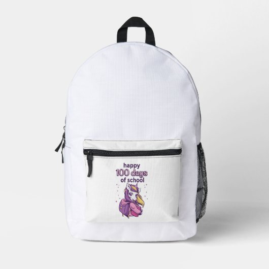 100 Schultage Bedruckter Rucksack (Vorderseite)