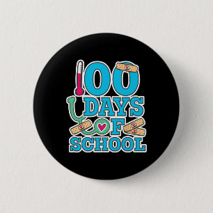 100 Schultage Button