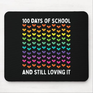 100 Schultage, die noch immer begeistert sind, hör Mousepad