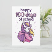 100 Schultage Einladung (Stehend Vorderseite)