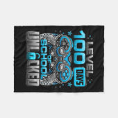 100 Schultage Freie Jungen 100. Scho-Tag Fleecedecke (Vorderseite (Horizontal))