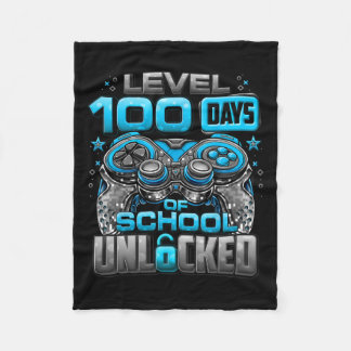100 Schultage Freie Jungen 100. Scho-Tag Fleecedecke