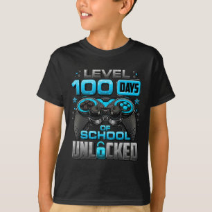 100 Schultage Freie Jungen 100. Scho-Tag T-Shirt