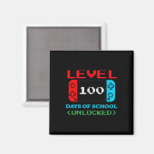 100 Schultage freigemacht 3 Magnet (Vorderseite/Rückseite)