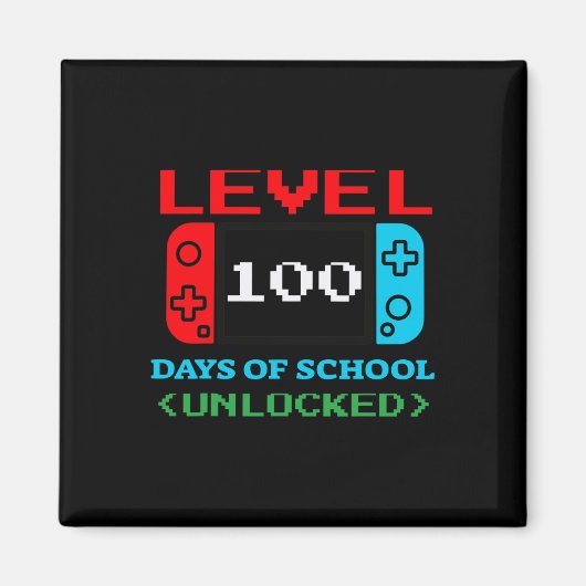 100 Schultage freigemacht 3 Magnet (Vorne)
