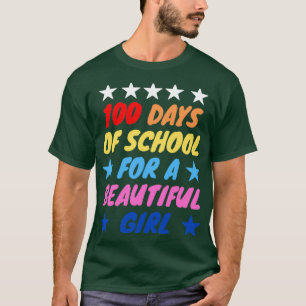100 Schultage für ein schönes Mädchen T-Shirt