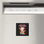 100 Schultage für Mädchen 100. Schultag a Magnet (In Situ (Geschirrspüler))