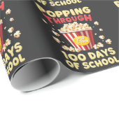 100 Schultage Geschenkpapier (Rolleneckpunkt)
