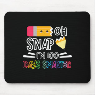 100 Schultage Ich bin 100 Tage klüger, schläfer Pe Mousepad