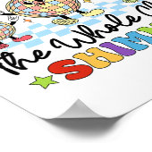 100 Schultage, in denen der ganze Cl Shimmer Gir Poster (Ecke)