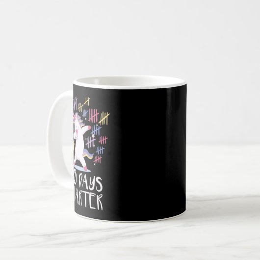 100 Schultage Kaffeetasse (Vorderseite Links)