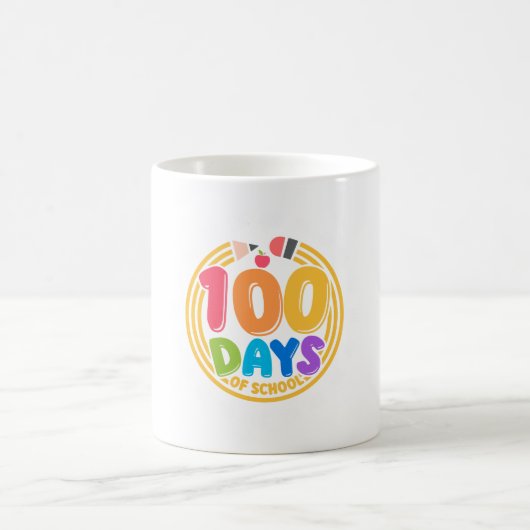 100 Schultage Kaffeetasse (Mittel)